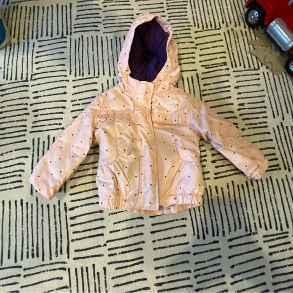 Kids Pink Polka Dot Jacket - Picture 1 of 5